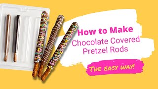 How to make chocolate covered pretzels the easy way [upl. by Jo Ann]