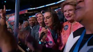 DNC 2024 Day 2 Roll Call Michigan [upl. by Bitthia]