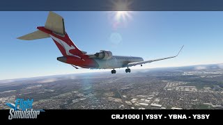 MSFS2020  CRJ1000  YSSYYBNAYSSY [upl. by Cly]