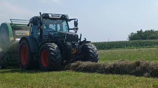 Fendt 211 e pressa McHale V660 [upl. by Anam]