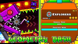 quotExplorersquot By MATHIcreatorGD amp SwitchStepGD Me  Official Showcase  Geometry Dash 22 4K [upl. by Lapham]