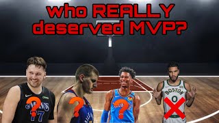 Who REALLY Deserved MVP [upl. by Cristal]