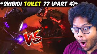 TITAN TV MAN vs ASTRO TOILET 😱 Skibidi Toilet Ep 77 Part 4 REACTION [upl. by Netsruk]