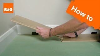 How to lay laminate flooring [upl. by Clarkin]