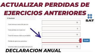 Perdida de ejercicios anteriores personas físicas  Declaración anual [upl. by Lynette]