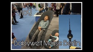 VLOG  BABYWELT Messe in Berlin  Schwanger mit 18 [upl. by Homans102]