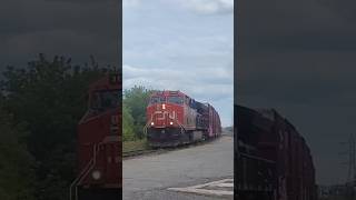 CN 461 At Shawinigan Station shorts viralvideo adventure railfaning canadarailway railfan [upl. by Boor196]