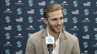 Kraken Sound Alex Wennberg  Apr 7 2022 Postgame [upl. by Adihsar]