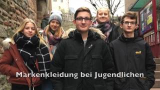 201710R1  Markenkleidung bei Jugendlichen Medien machen Schule Ursulinenschule Fritzlar [upl. by Ahsitil90]