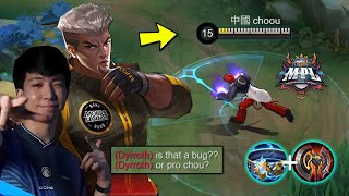 FINALLY CHOU EXP LANE IN MPL IS BACK I TRY THE NEW BUILD CHOU PRO PLAYER  Mobile Legends [upl. by Nagud]