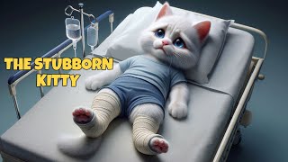 The Stubborn Kitty full story kitten catvideos kitty poorcat aicat aistory [upl. by Sharai442]