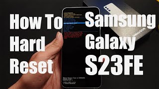 How To Hard Reset Samsung Galaxy S23FE [upl. by Ykroc443]