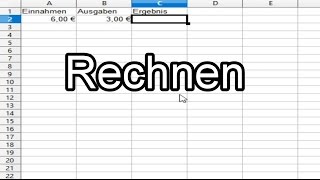 Excel Grundlagen  Formeln erstellen – Plus  Minus  Mal  Geteilt rechnen  Tutorial [upl. by Valonia]