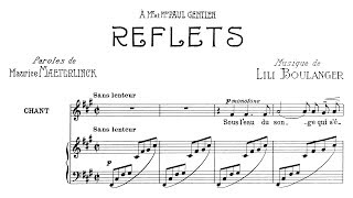 Lili Boulanger  Reflets 1911 [upl. by Peisch740]