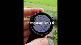 Navigating On Garmin Fenix 8 [upl. by Parke940]