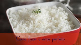 Como fazer arroz soltinho [upl. by Arbed]