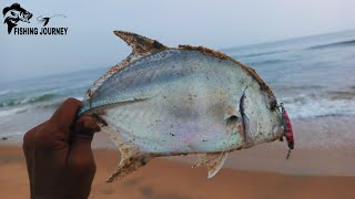 Ultralight Fishing In Surf [upl. by Nosrac]