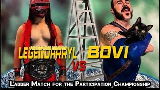 LegenDarryl vs Bovi Ladder Match for the Participation Championship [upl. by Dinin129]