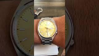 Rolex under 10000budget friendly Oyster Perpetual alba al4325x1 golden yellow automatic watch [upl. by Yreva198]