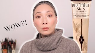 CHARLOTTE TILBURY  NEW Beautiful Skin Foundation Wear Test [upl. by Giguere]