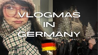 World Famous German Christmas Market  Vlogmas Day One [upl. by Carbo]