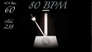 80 BPM  Metronome [upl. by Amleht]