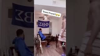 Towel Prank on my friends 😂 watch what happens [upl. by Paulo821]