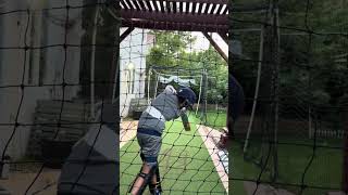 ishaan cricket july192024 video 1 with paceman machine [upl. by Dyolf]