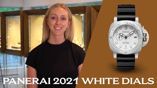 NEW Panerai 2021 White Dials Watches Review [upl. by Augustin]