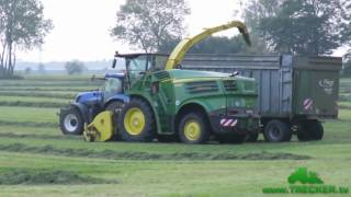 John Deere 8100i Grasernte Silage [upl. by Ggerc5]