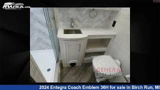 Wonderful 2024 Entegra Coach Emblem 36H Class A RV For Sale in Birch Run MI  RVUSAcom [upl. by Halle]