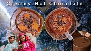 Hot Chocolate  Winter Special Recipe  Chocolate Drink Recipe  Cefe Style Hot Chocolate Recipe [upl. by Themis]