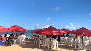 🏝️MOVIMENTO DA PRAIA DE TAPERAPUAN AXÉ MÓI EM PORTO SEGURO NESSA SEGUNDAFEIRA 04112024 [upl. by Heer761]