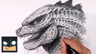 How To Draw Godzilla  Sketch Masterclass 6 [upl. by Neeron]