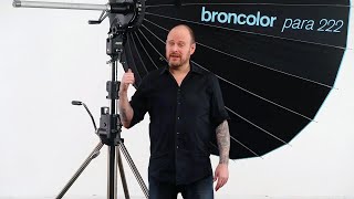 Broncolor Para Reflector HeavyDuty Tilt Head with Crank Handle [upl. by Ran]