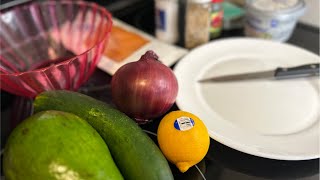 Peach is live lets make a healthy lunch😋 cucumbersalad tiktok [upl. by Sephira]