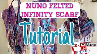 NUNO felting tutorial [upl. by Harrow517]