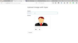 How to upload php form image with ajax [upl. by Georgeanne]