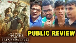 Thugs Of Hindostan PUBLIC REVIEW  First Day First Show  Aamir Khan Amitabh Katrina Fatima [upl. by Kandace]