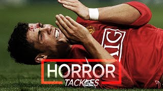 Horror Tackles against Cristiano Ronaldo  Manchester United  Premier League [upl. by Solon]