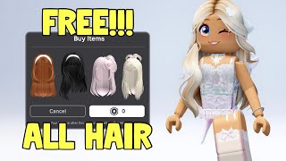 GET ANY HAIR ON ROBLOX FOR FREE🤩 Hurry [upl. by Arotahs281]