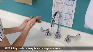 Handwashing Steps Using the WHO Technique [upl. by Dragelin239]