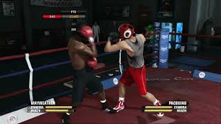 Open Sparring w quotPrettyBoyquot Floyd vs quotThe Destructorquot Pacquiao  Fight Night Champion [upl. by Ennaillek]