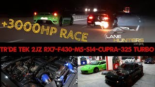 Tokyomu O DA NE Burası Türkiye  TRde Tek 2JZ RX7Ferrari F430S14M5E36 TurboCupra [upl. by Sprage]