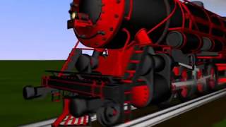 Steam Locomotive Animation [upl. by Olemrac]