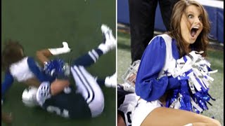 Football HILARIOUS Cheerleader Moments [upl. by Jaala807]