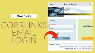 Corrlinks Login Sign In 2021  Corrlinks Email Login Tutorial Video [upl. by Riannon]