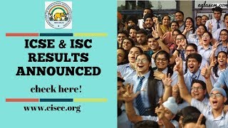 ICSE amp ISC Results 2018  Pass Percentage  Toppers [upl. by Homer291]