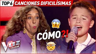 Las canciones más DIFÍCILES de La Voz Kids [upl. by Lorine292]