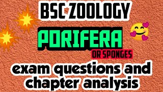 BSC ZOOLOGYPORIFERAPARAZOAFULL ANALYSISEXAM QUESTIONSIN മലയാളം [upl. by Pail833]